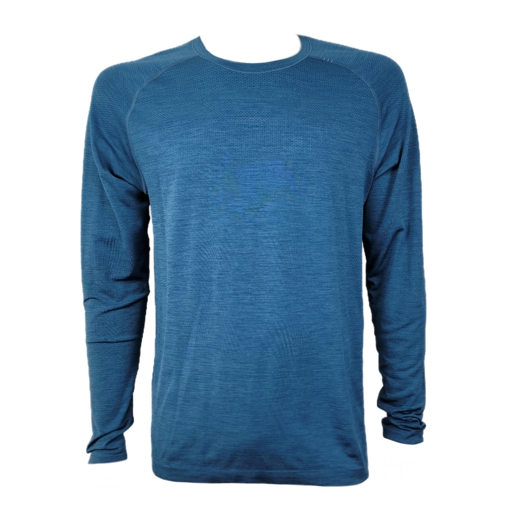 Lululemon Men's Metal Vent Tech Long Sleeve Shirt Medium Teal
